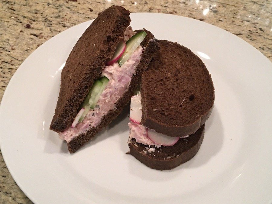 Post Easter Ham Salad Sandwiches